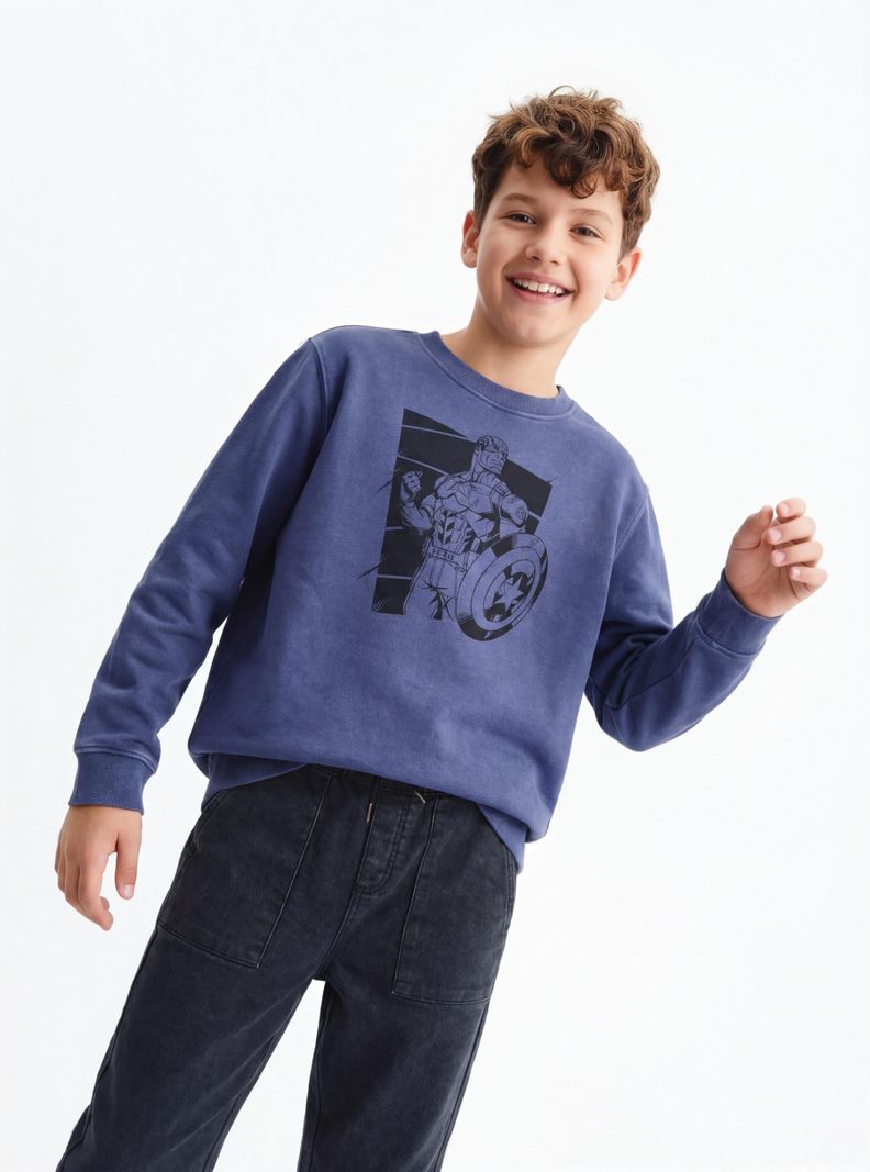 Polerón Estampado Frontal Avengers