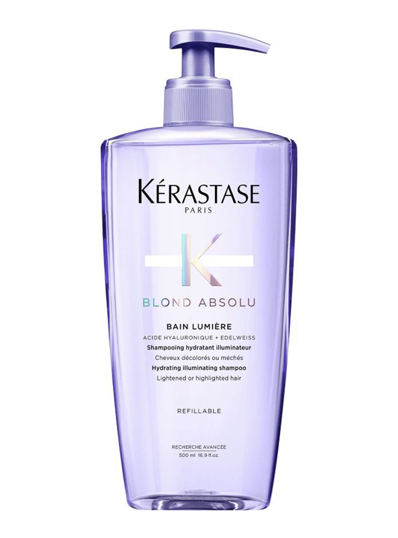 Shampoo XL Hidratante Cabello Rubio o Decolorado Bain Lumiere Blond Absolu 500 ml
