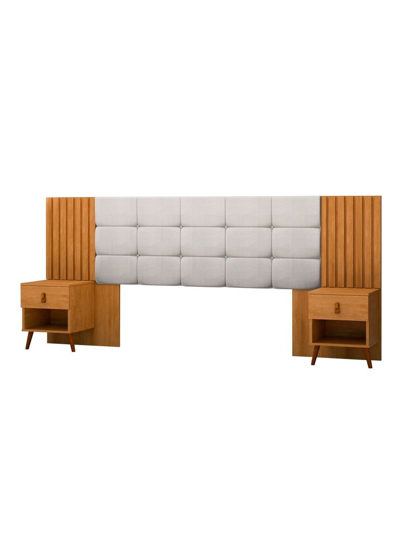 Respaldo Capitonex Blanco Miel
