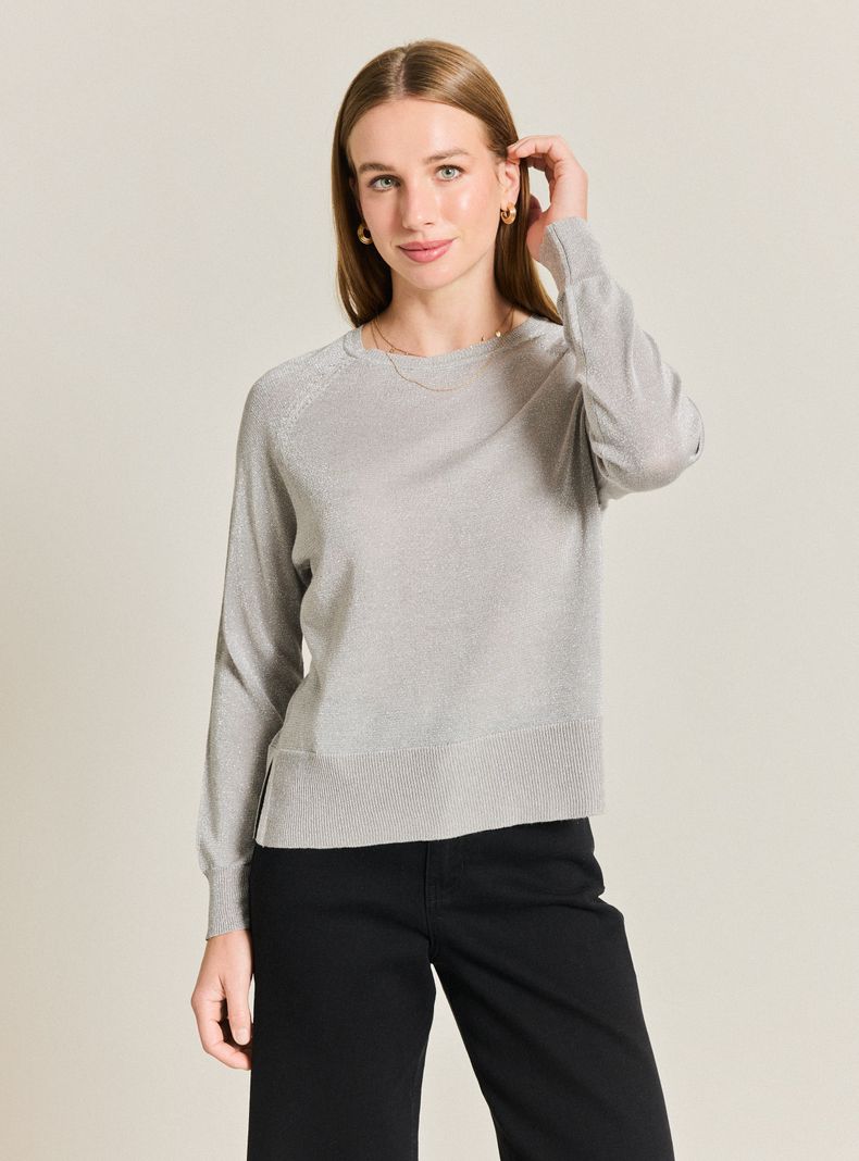 Sweater Cuello Redondo Holgado