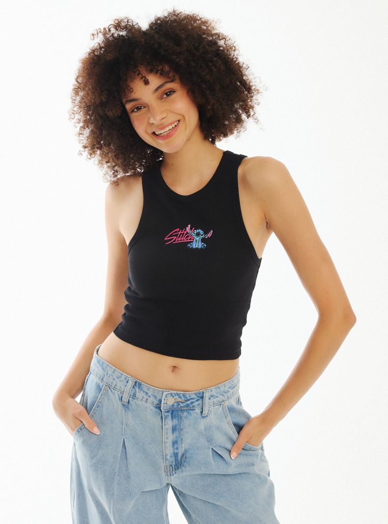 Polera con Bordado Stitch