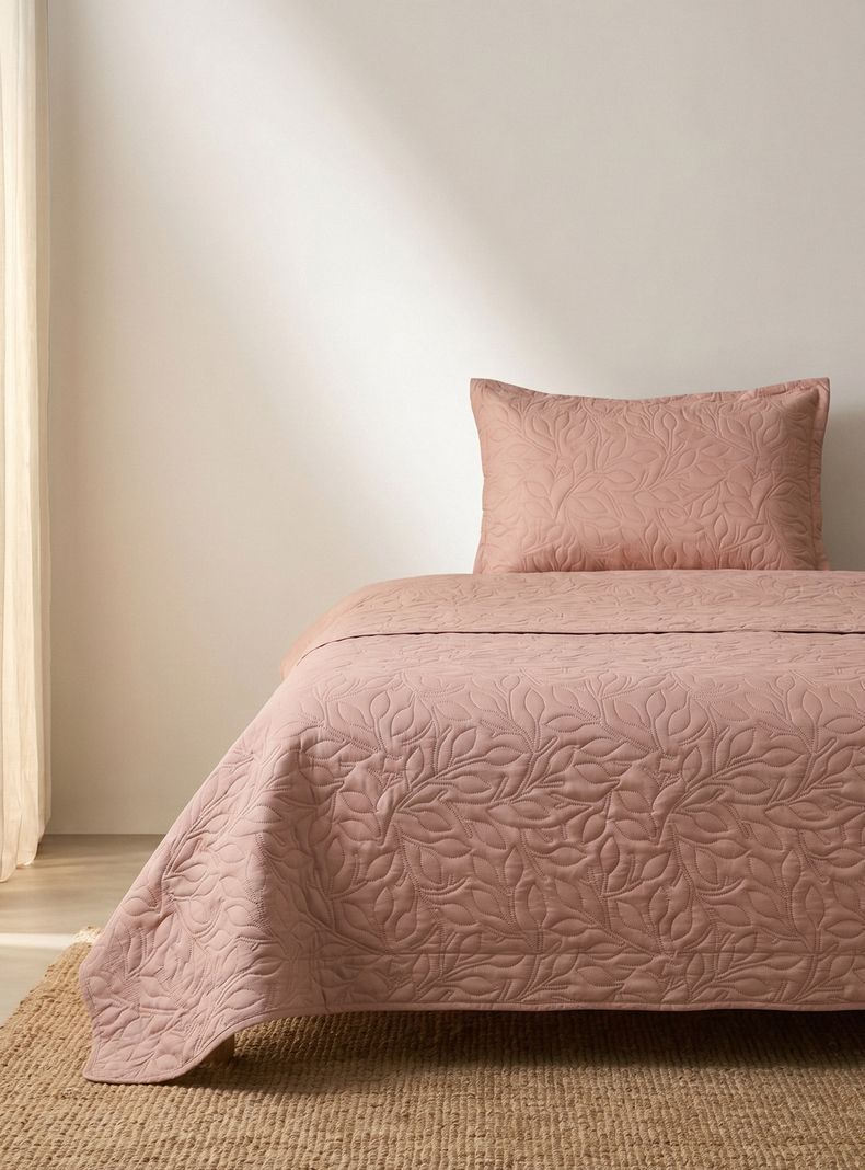 QUILT 1.5 PLAZAS HOJAS HP STYLO