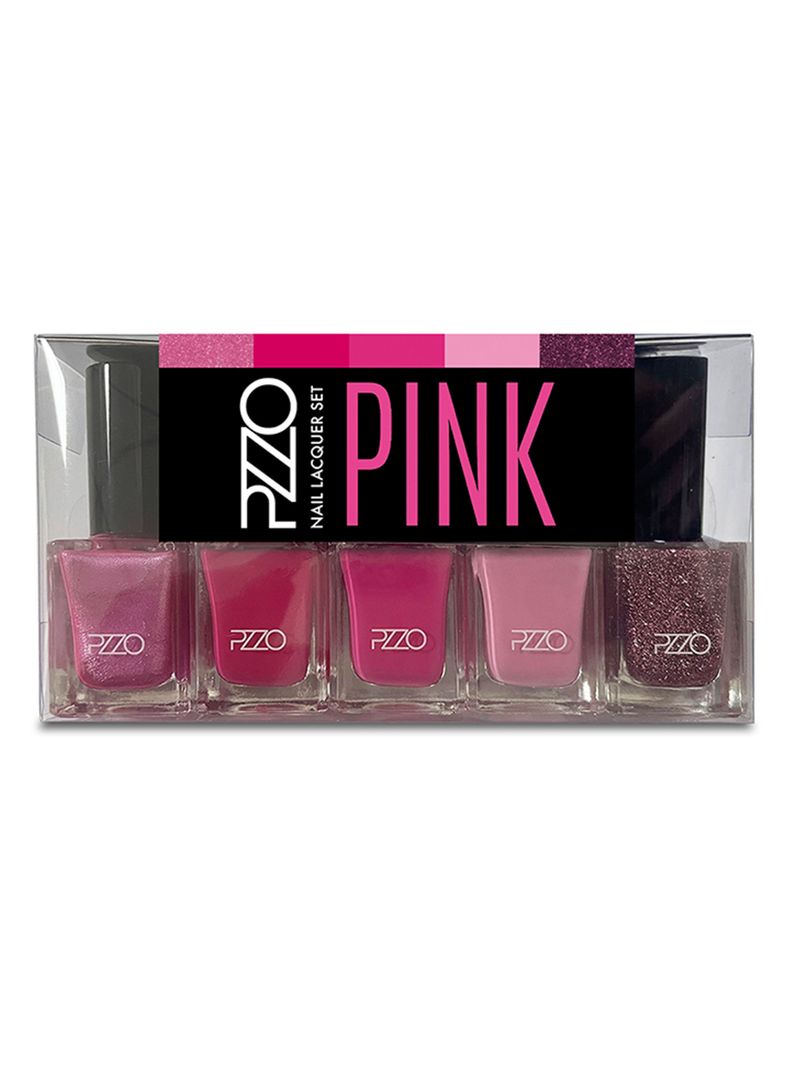 Set Esmaltes de Uñas Pink Matte-Shine