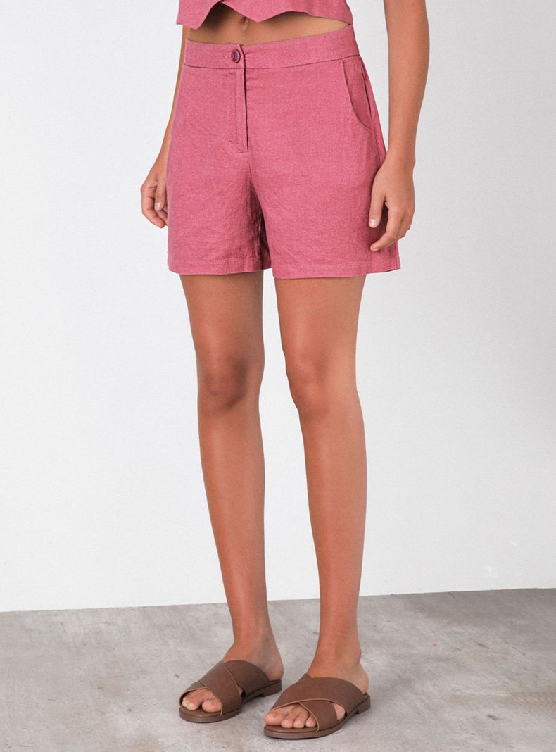 Short Pretina Elasticada Pink