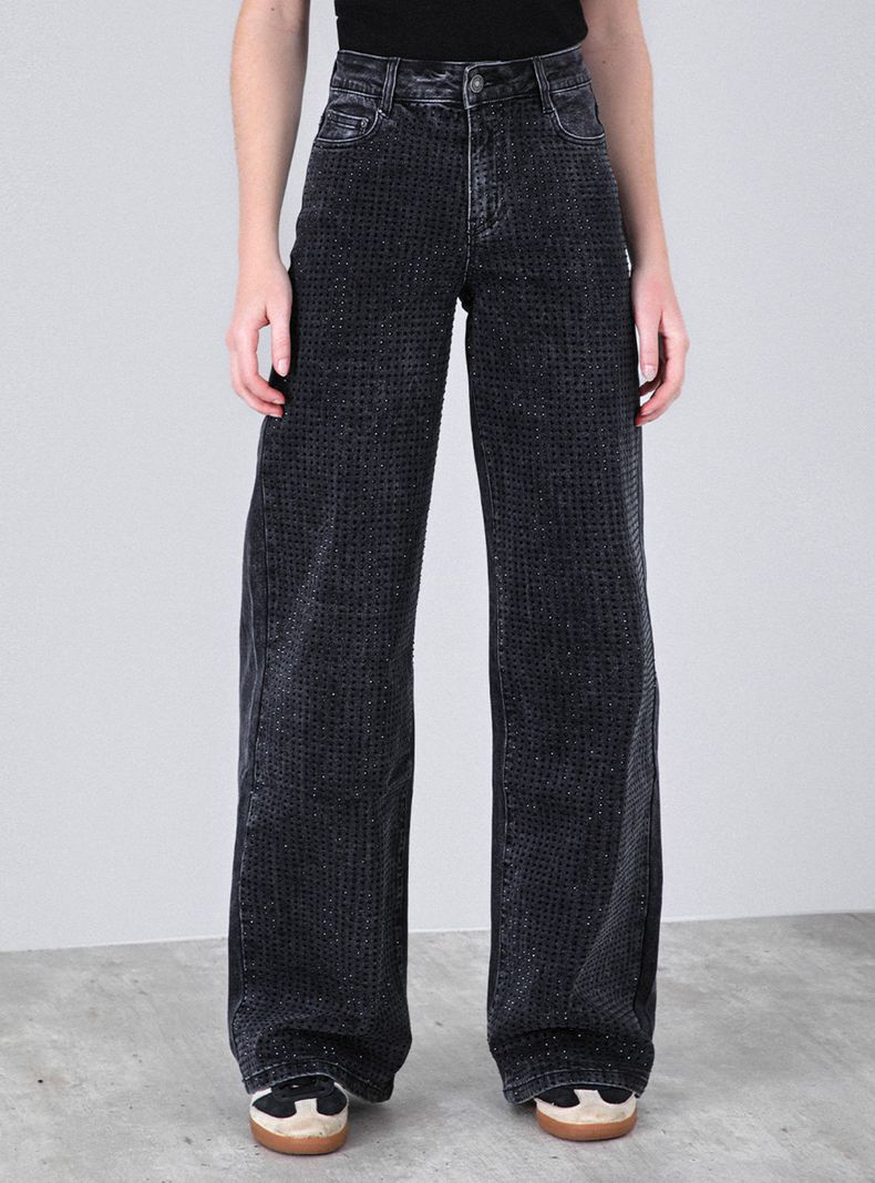 RAINDOOR PANTALÓN WIDE LEG STRASS