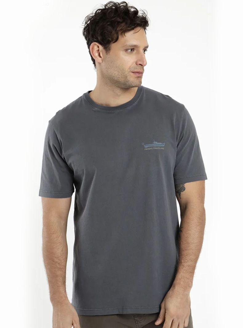 Polera Manga Corta Bote Graf