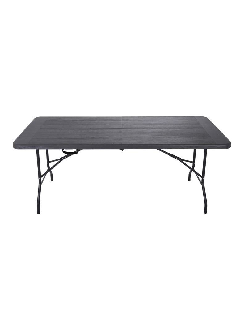 Mesa Plegable Rectangular 180 cm Gris-0