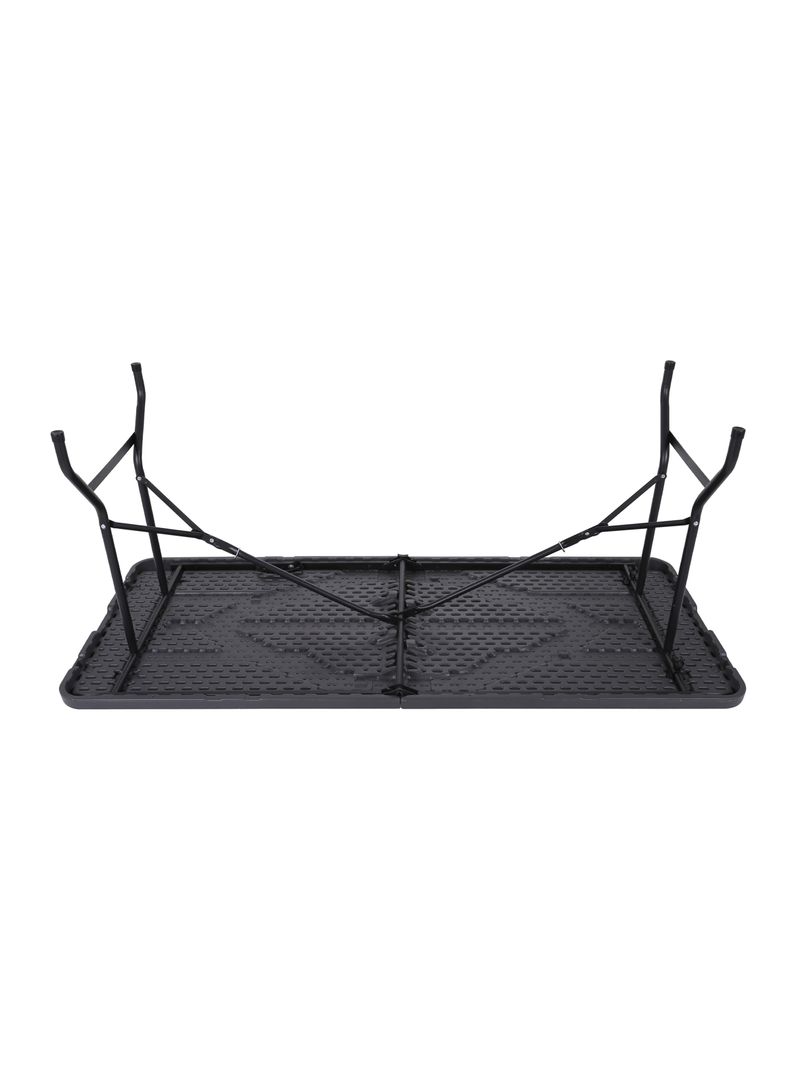 Mesa Plegable Rectangular 180 cm Gris-1