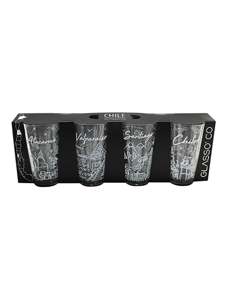 Set de 4 Vasos Chile Collection