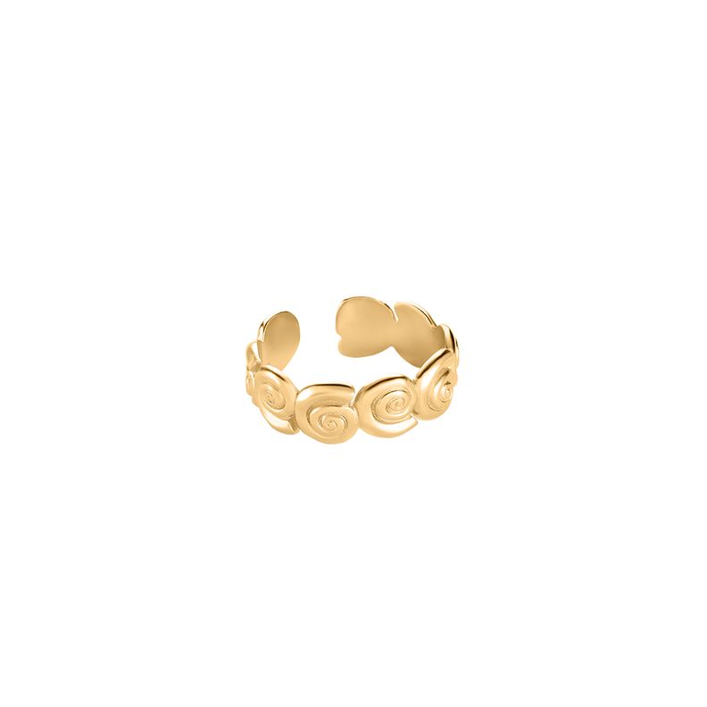 Anillo Ajustable Caracolas Tiare L Colaboración María Pombo