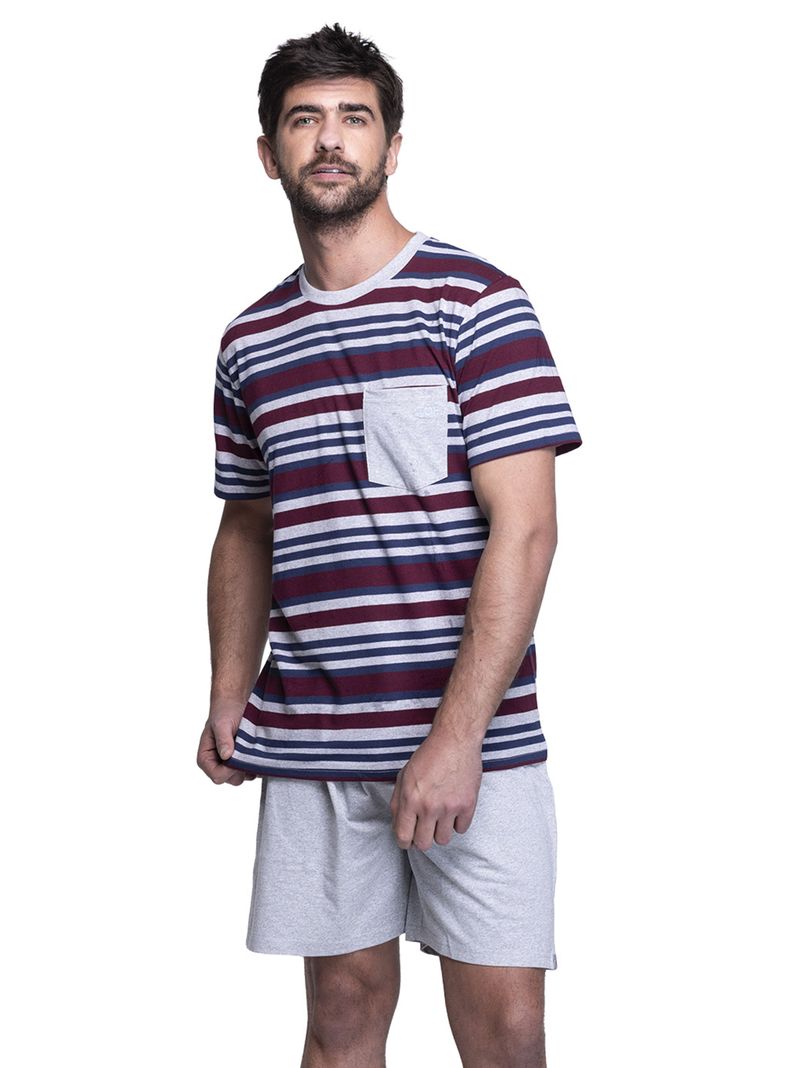 Pijama Lineas Print