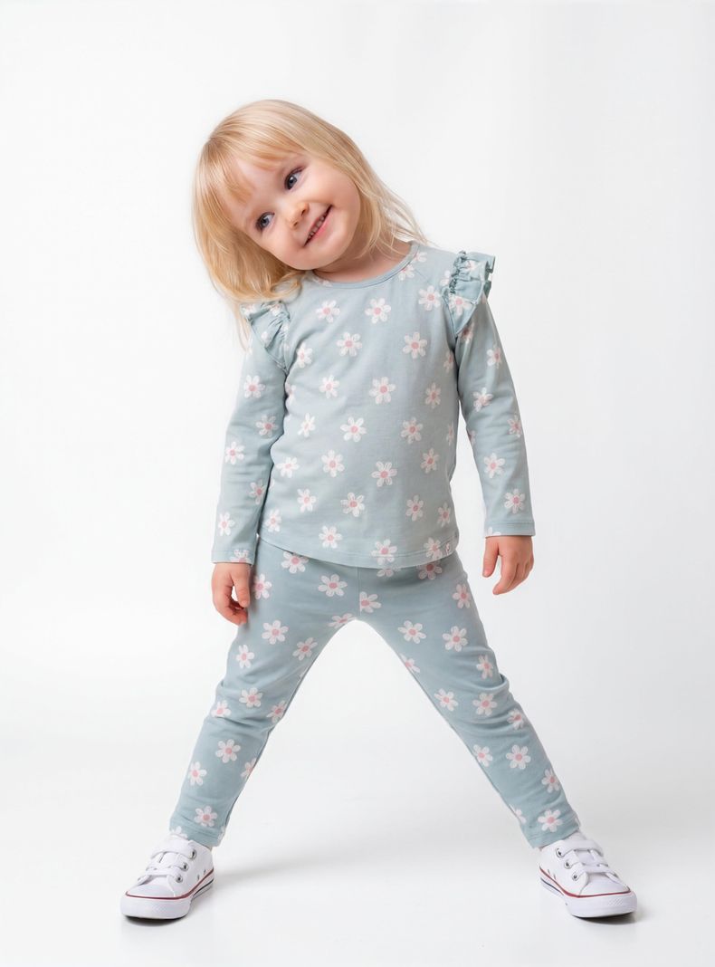 TRIBU CALZA ESTAMPADO FLEECE