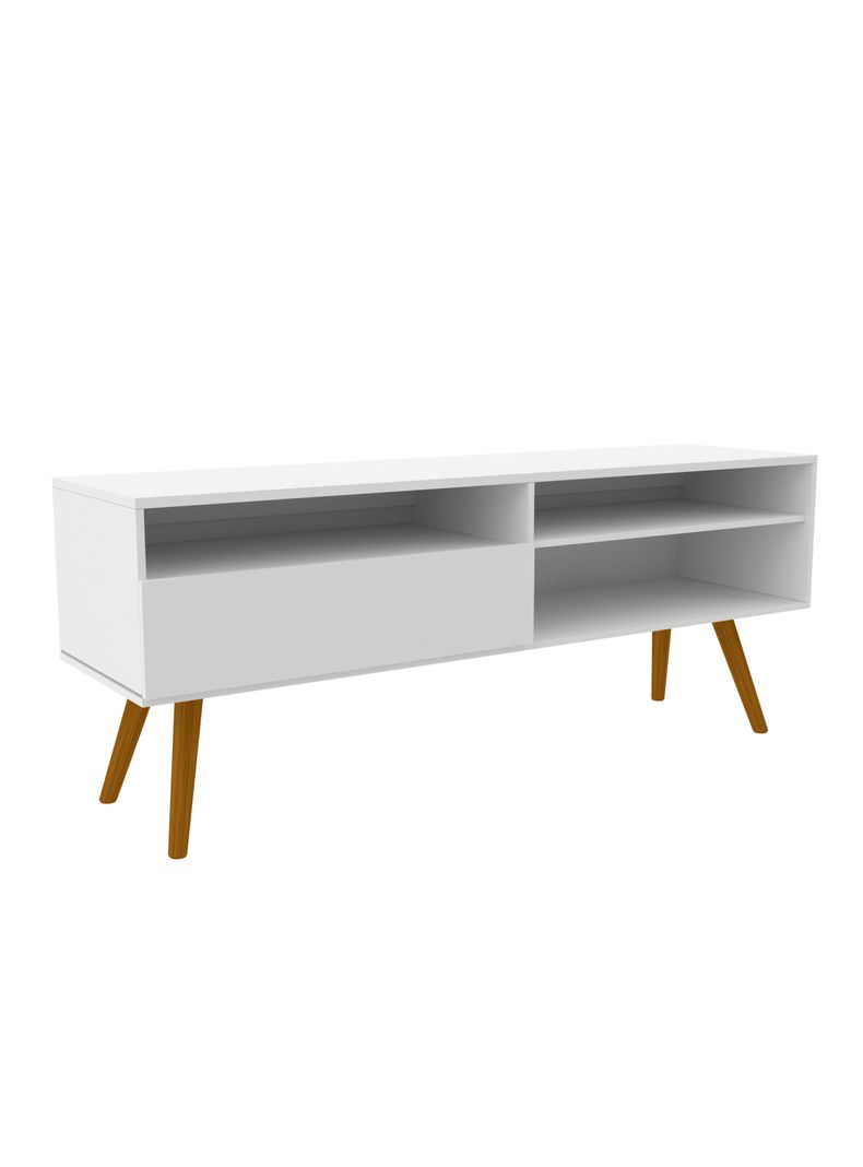 Rack TV 60' 1 Puerta y 2 Repisas Blanco
