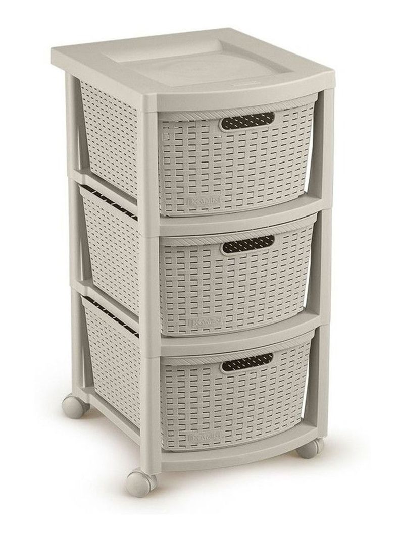 Cajonera Taupe 39 x 33 x 66 cm Rimax-0