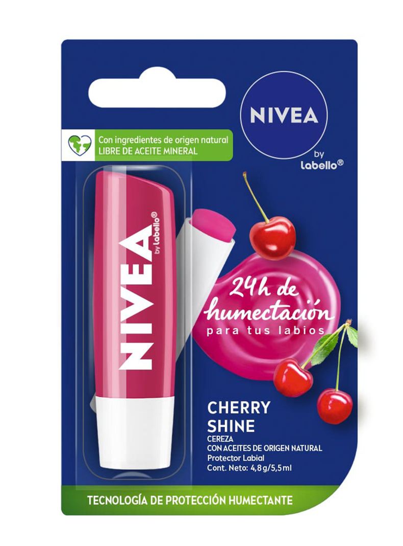 Bálsamo Labial Fruity Shine Cereza 4,8gr