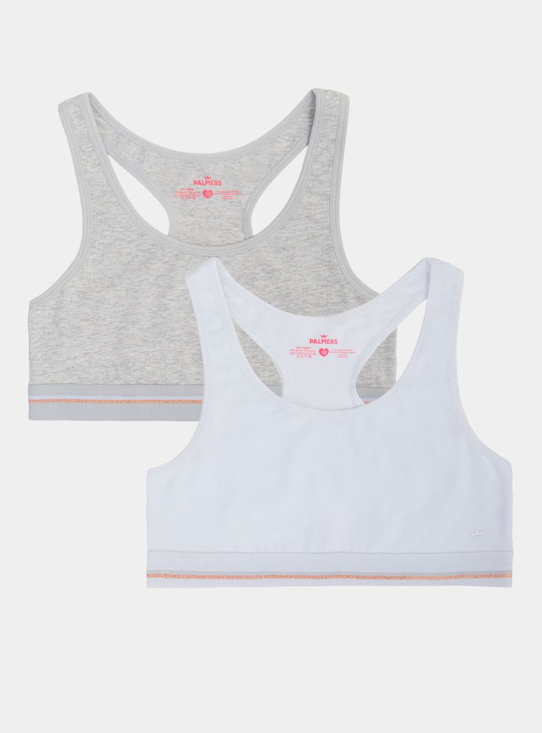 Pack 2 Peto Sport Algodón Niña