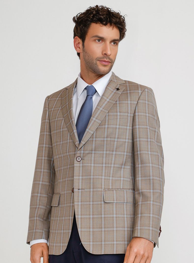 Chaqueta Executive Slim Fit Cuadros
