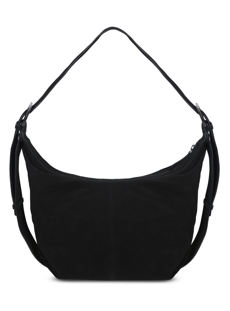 Cartera Hobo XL Black Suede
