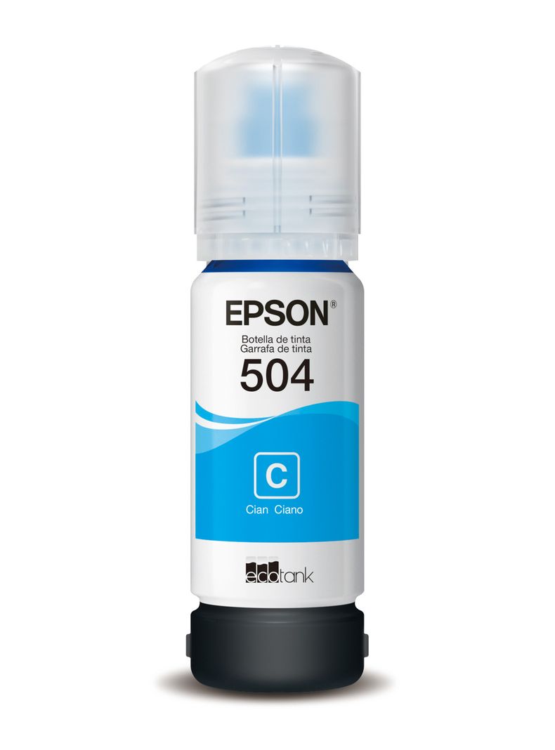 Tinta Epson T504 Celeste-0