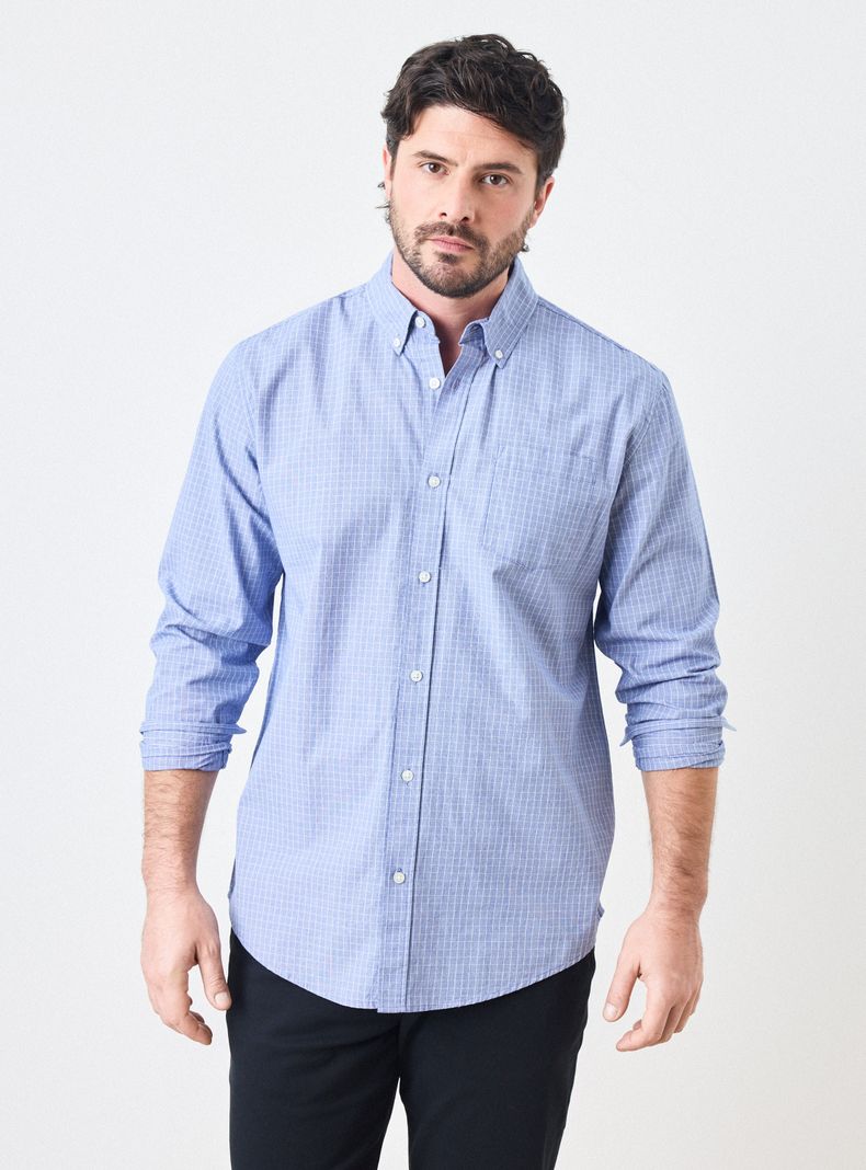 Camisa Cuadros y Líneas