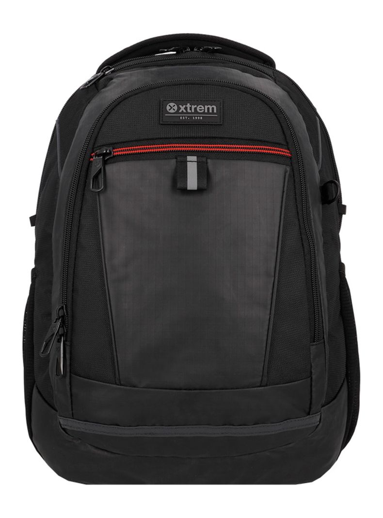 Mochila Notebook Brooklyn 6XT Negro Rojo 15'