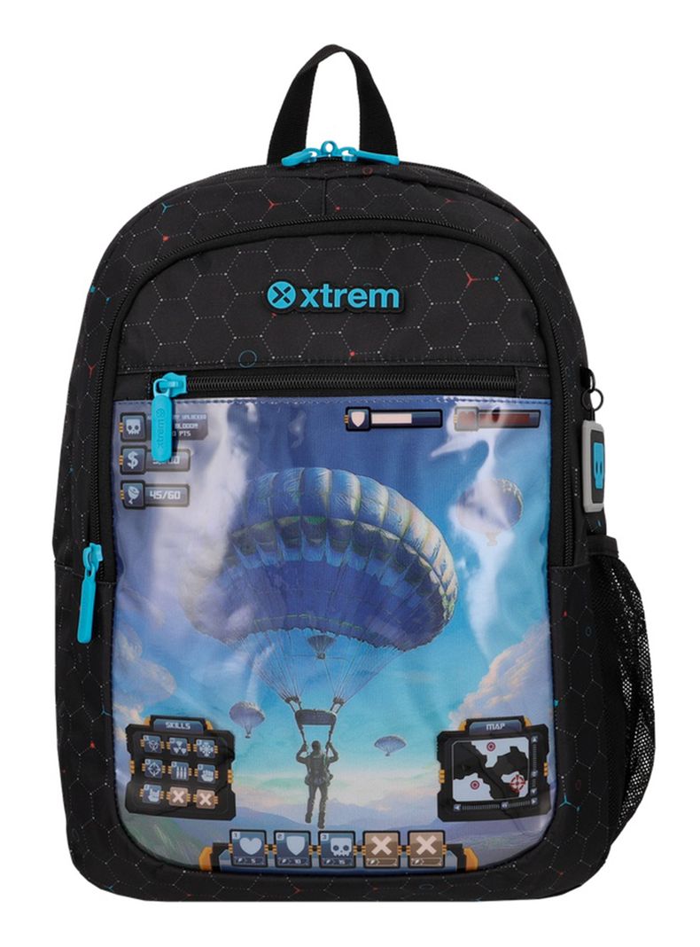 Mochila Logan 6XT Videojuego Negro
