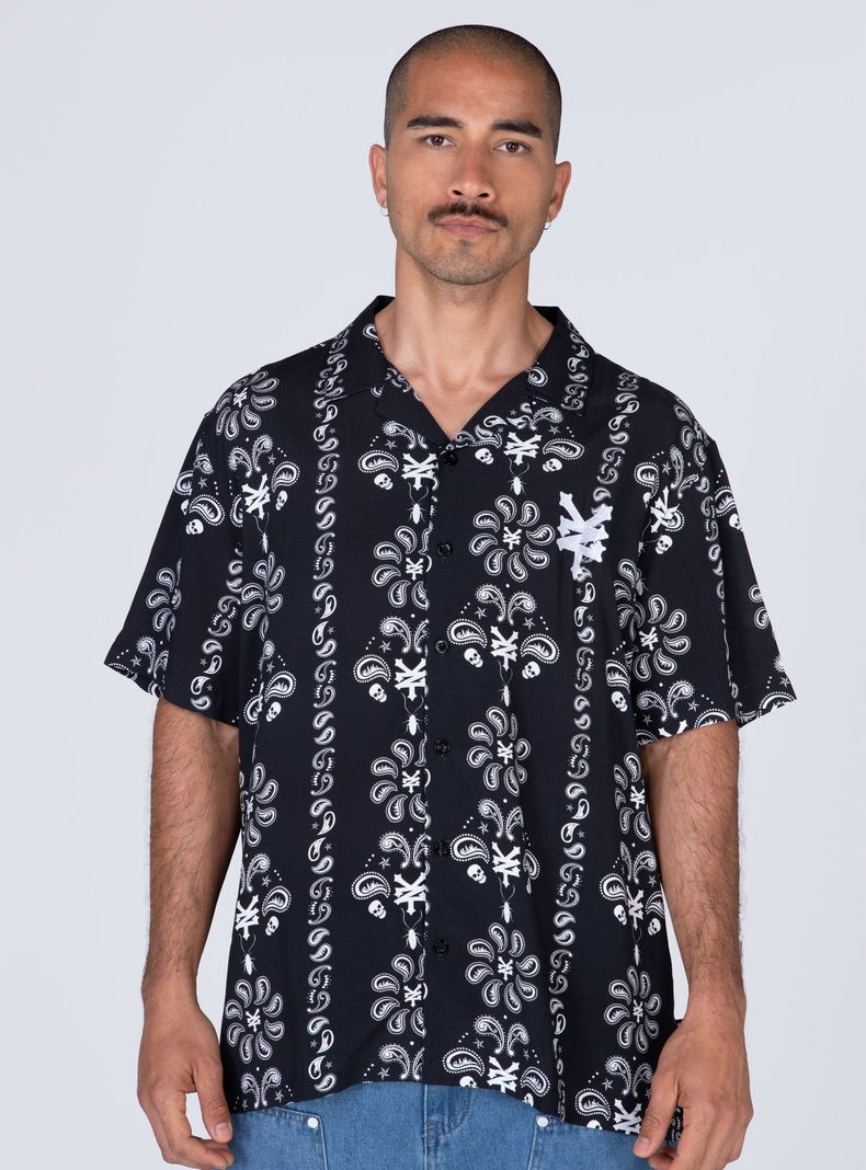 Camisa Low Bow Manga Corta