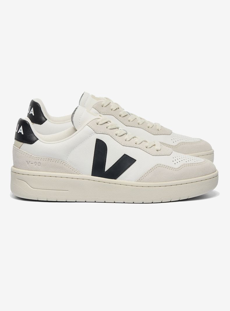 Zapatilla Urbana V-90 Leather Black Unisex