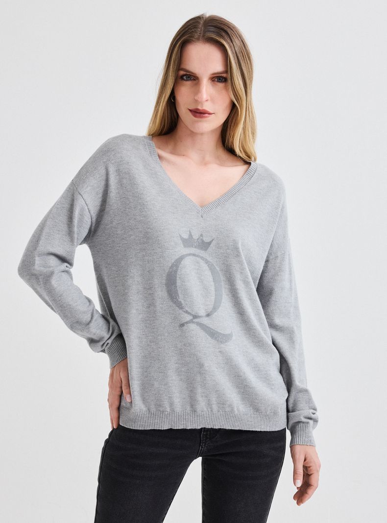 Sweater Aplicación Q