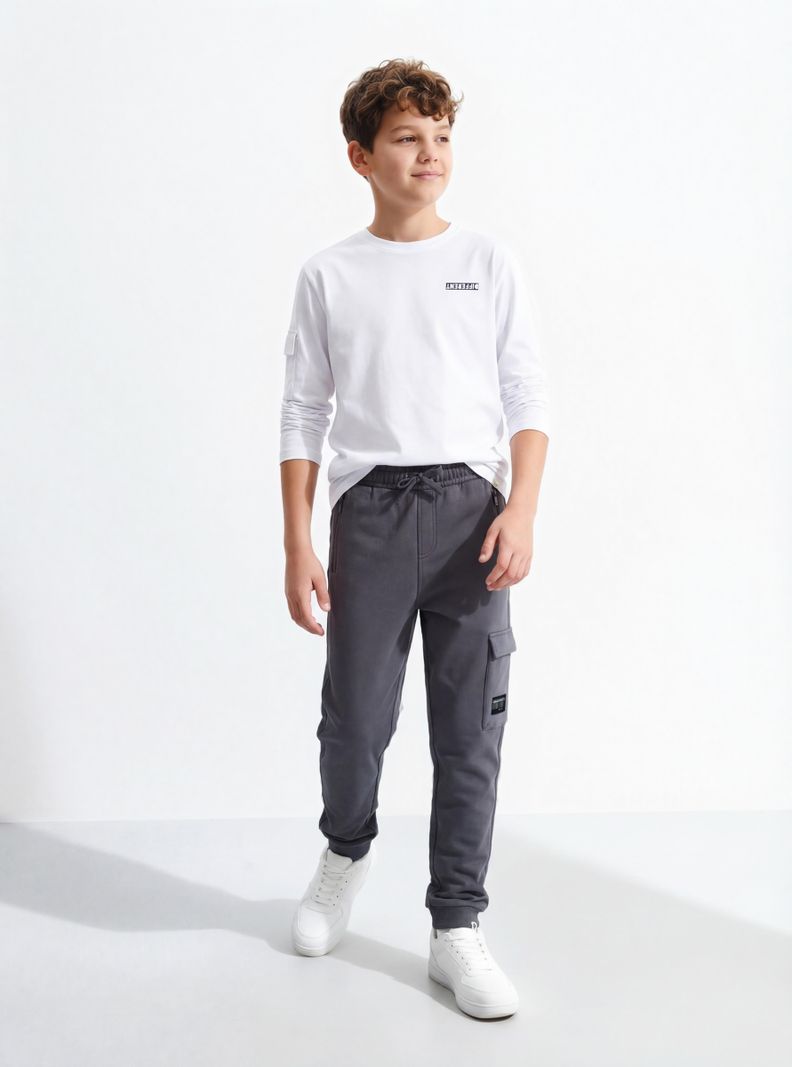 Pantalón Bolsillo Cargo Lateral