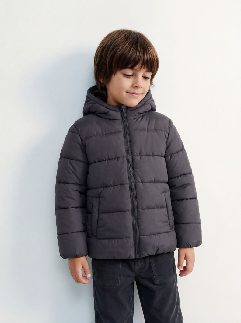 Parka Forrada con Micropolar
