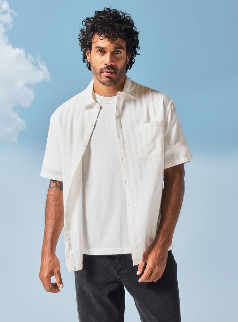 FOSTER CAMISA LÍNEAS ESPIGA