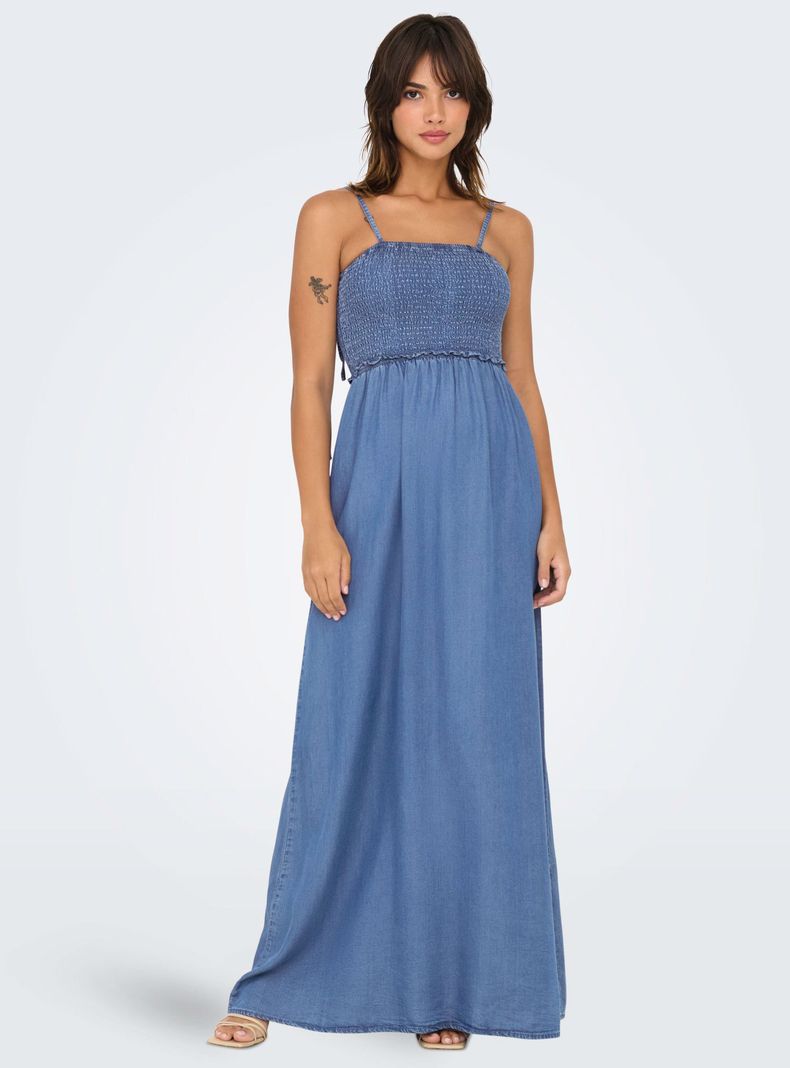 Vestido Denim Largo