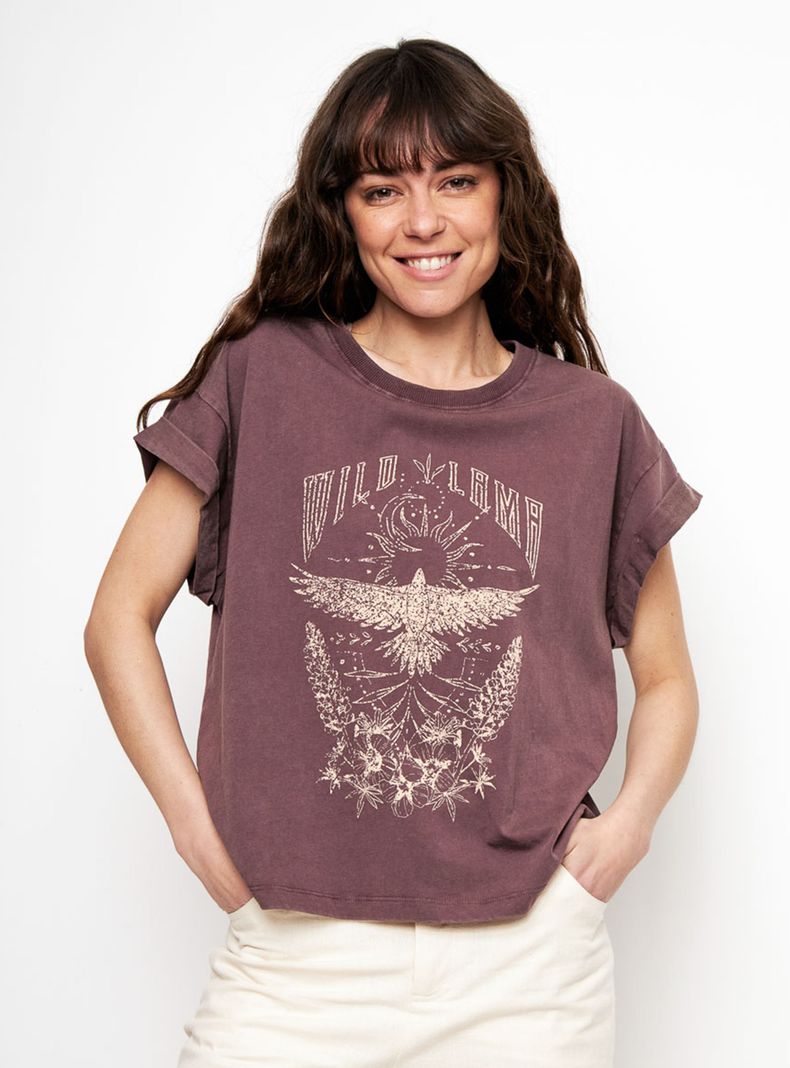 Polera Nirva Orgánica Cuello Redondo