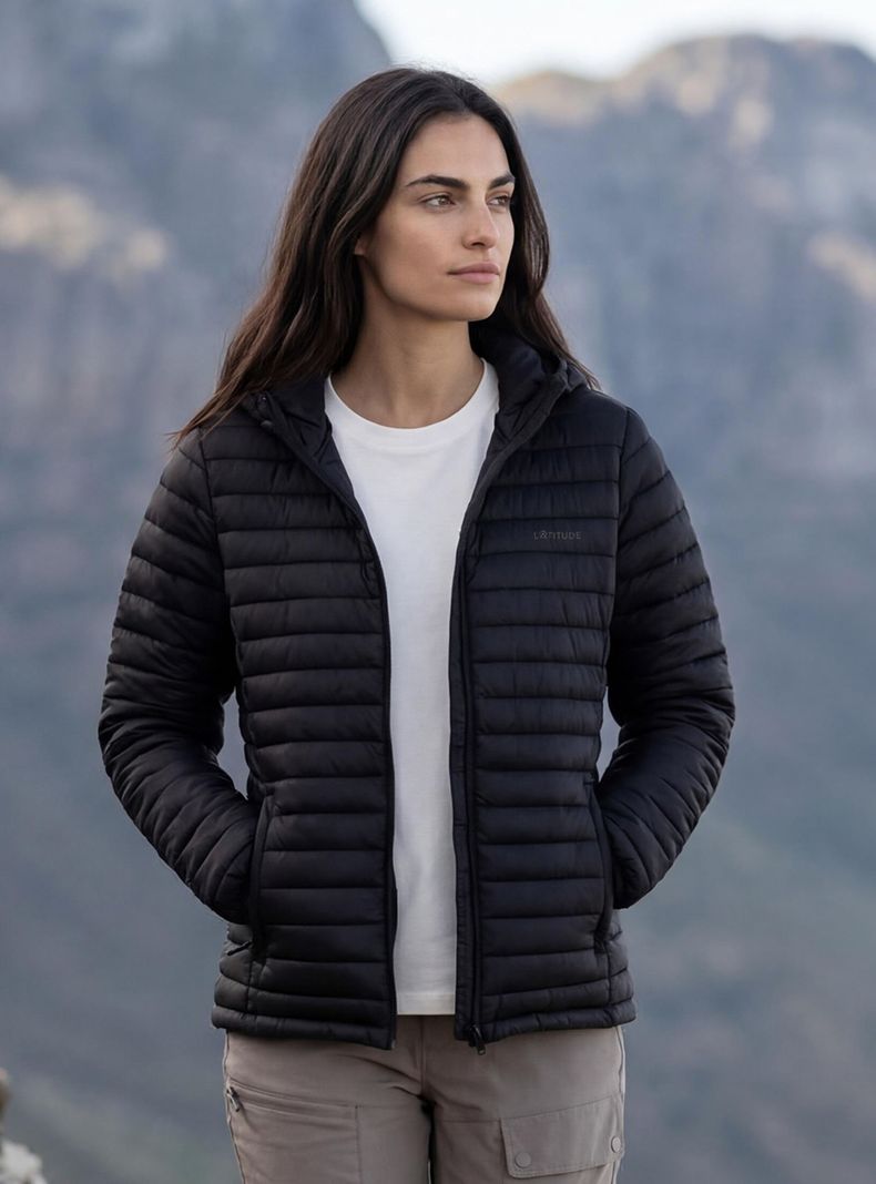 Parka Acolchada Pinzas