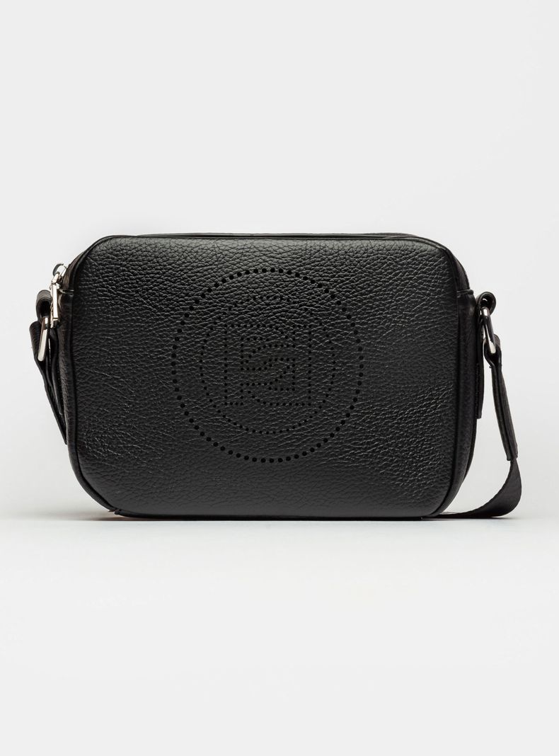 Bandolera Key Ecocuero Negro