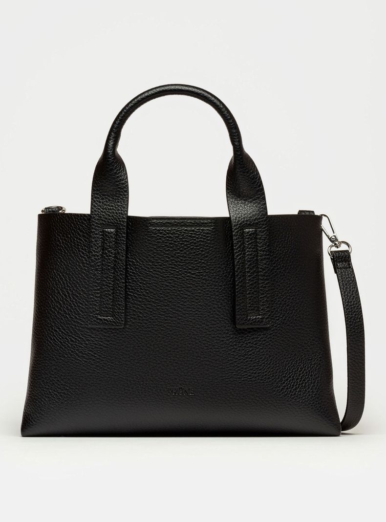 Cartera de Mano Gaia Ecocuero Negro