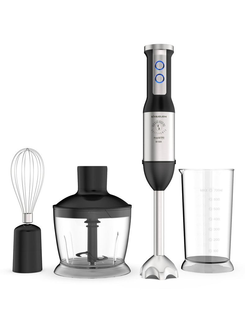 Sindelen Minipimer Multimixer 500W BM-1000IN Inox + Accesorios