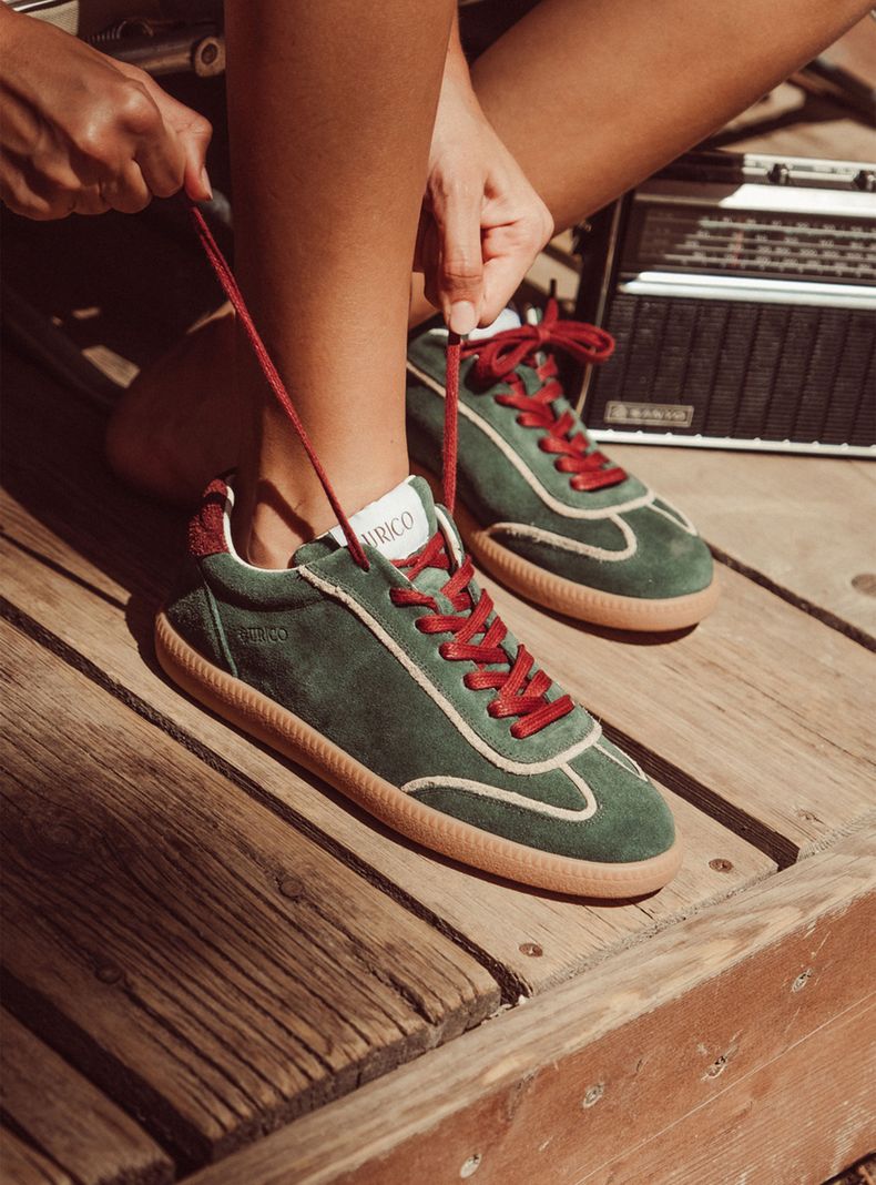 Zapatilla Urbana Mujer Groove Cuero