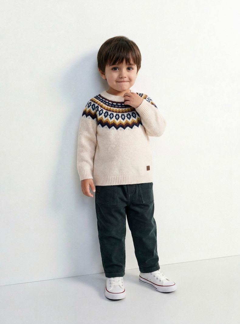 Pantalón Básico Colores Cotelé Niño