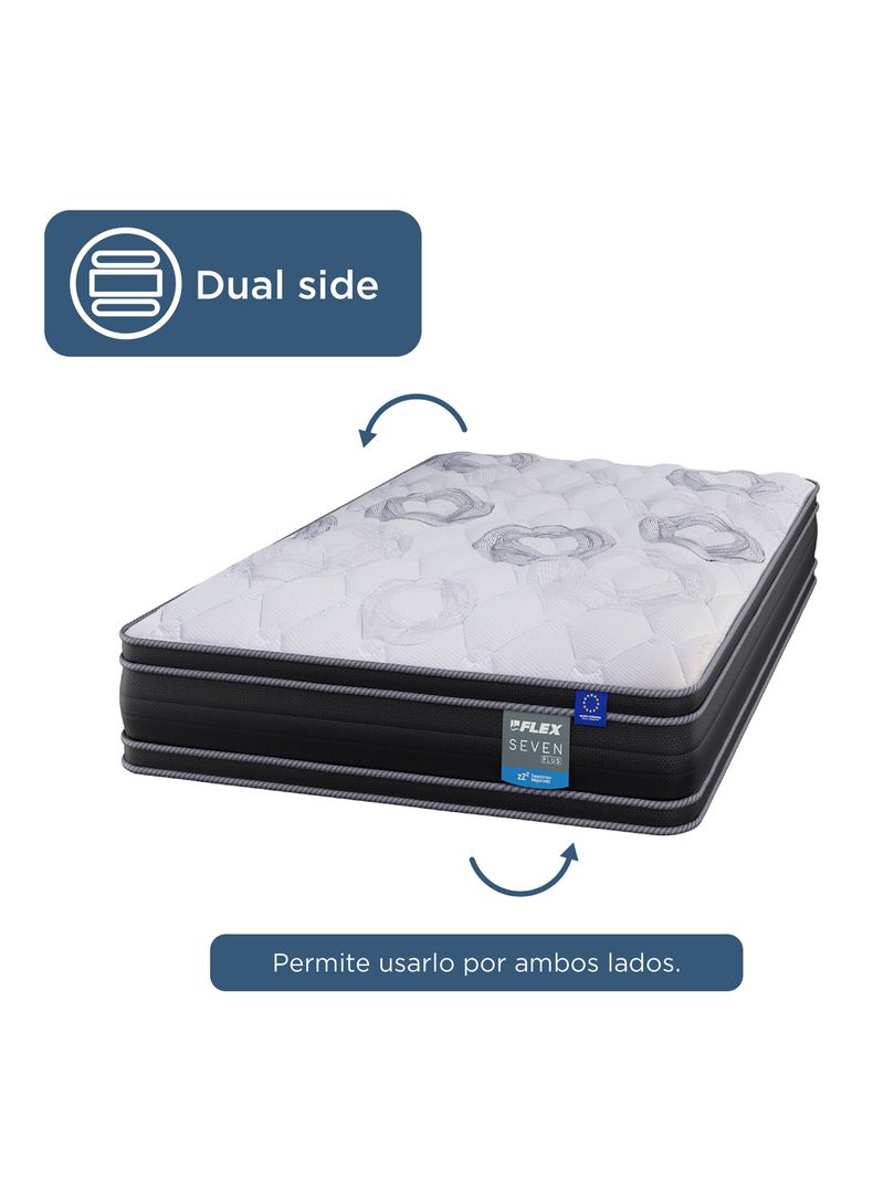 Cama Baúl Seven Plus 1 Plaza x 190 cm-4