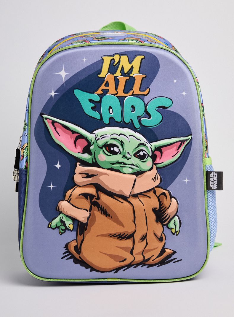Set Escolar 3 en 1 Mochila Infantil Grogu Diseno 1