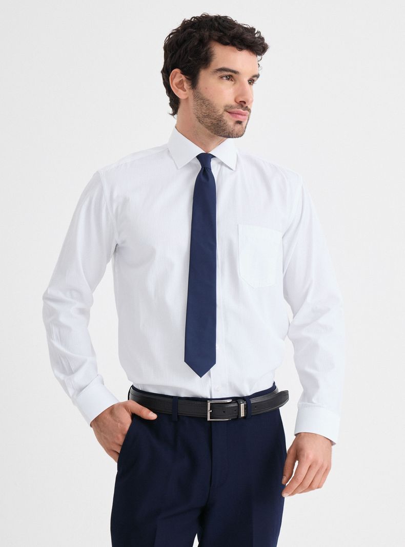Camisa de Vestir Texturada
