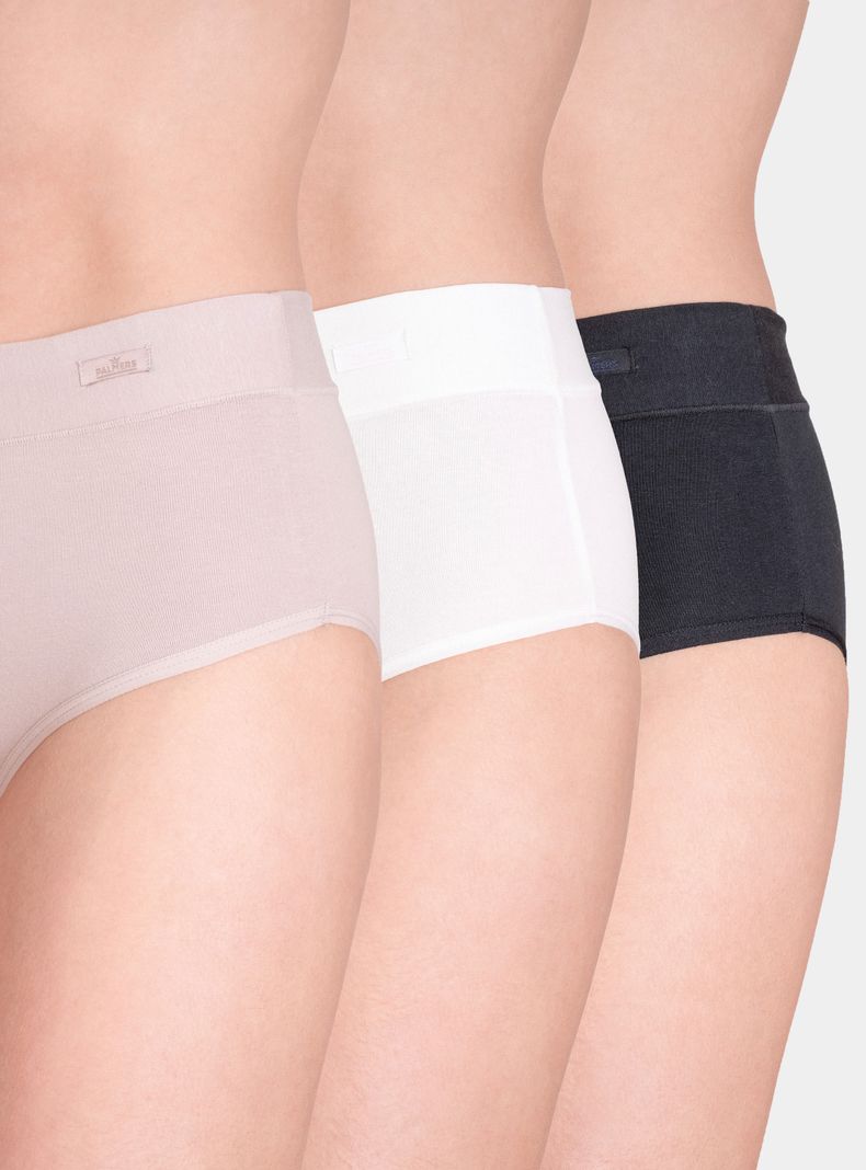 Pack 3 Hikini Algodon P31 Blanco S