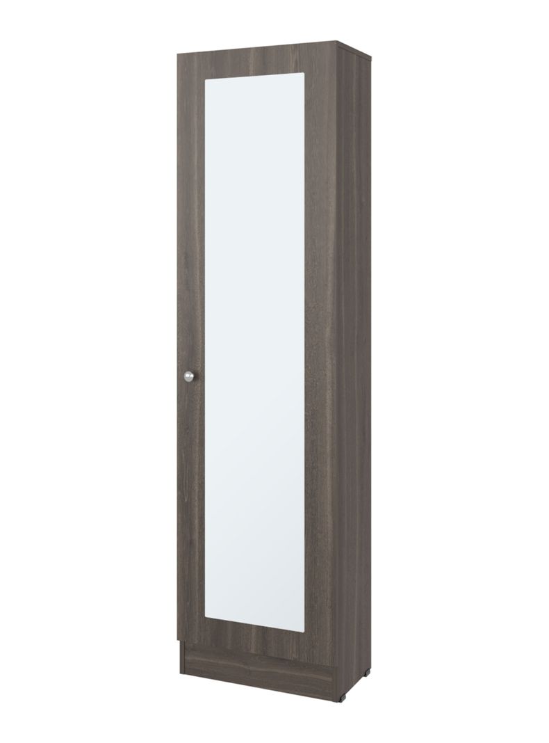 Clóset Praga 1 Puerta con Espejo Milan 180.1x49.1x30.2 cm