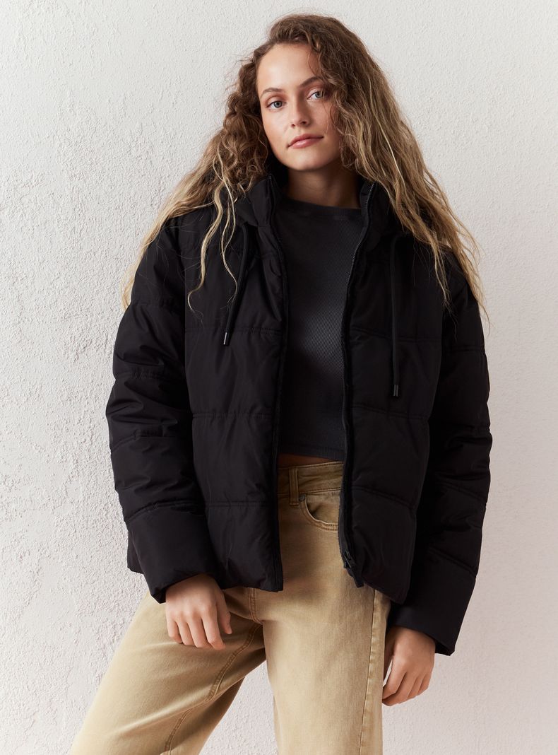 Parka Detalles en Cotelé