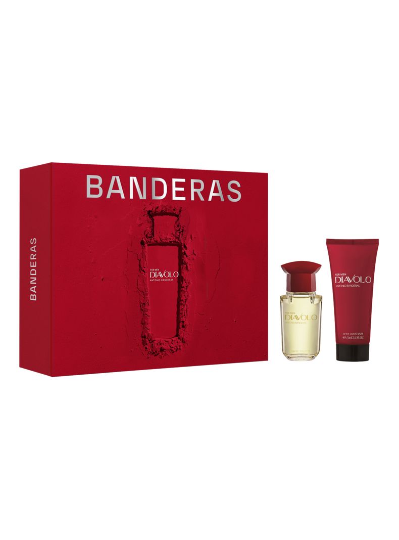 Set Perfume Diavolo EDT Hombre 50 ml + Bálsamo After Shave 75 ml