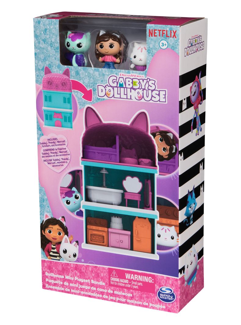 Mini Casa de Muñecas Gabby + Accesorios