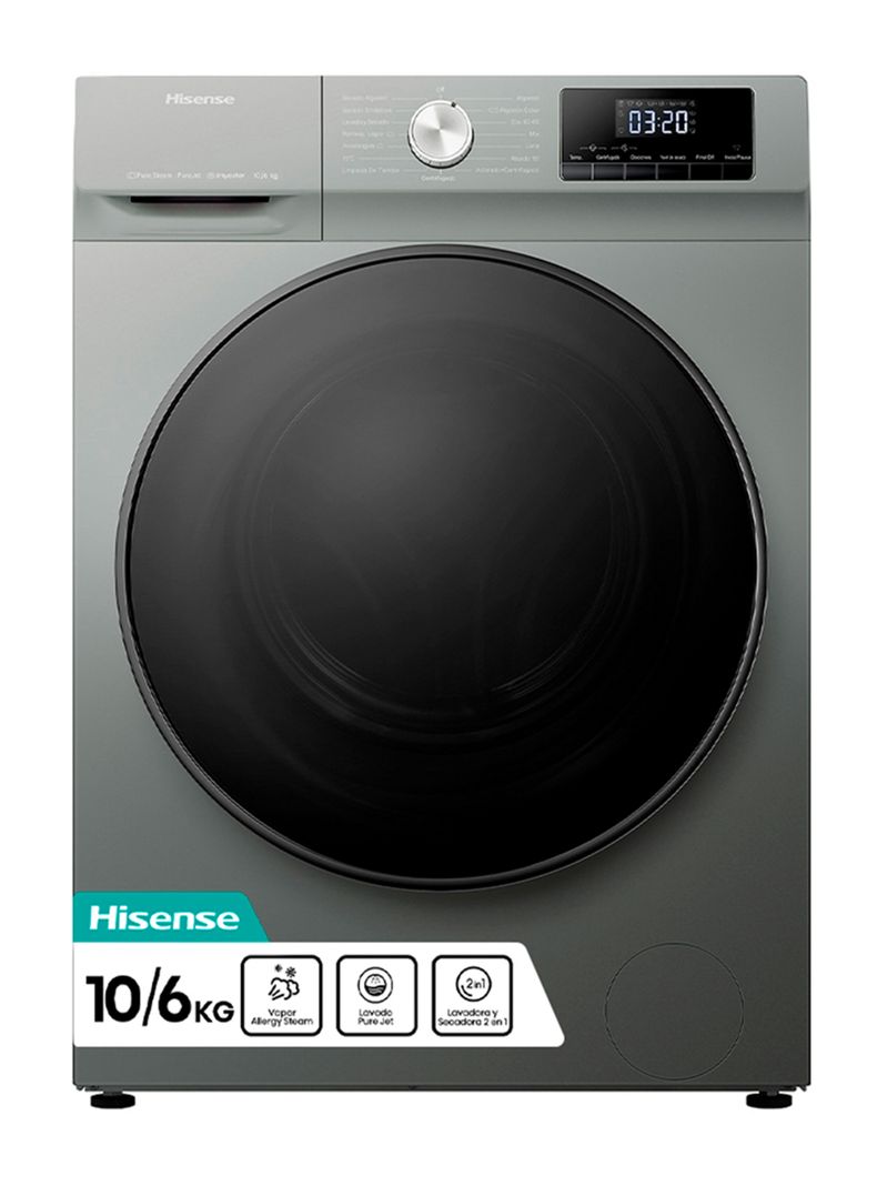 Lavadora-Secadora Carga Frontal 10/6 Kg a $259.990