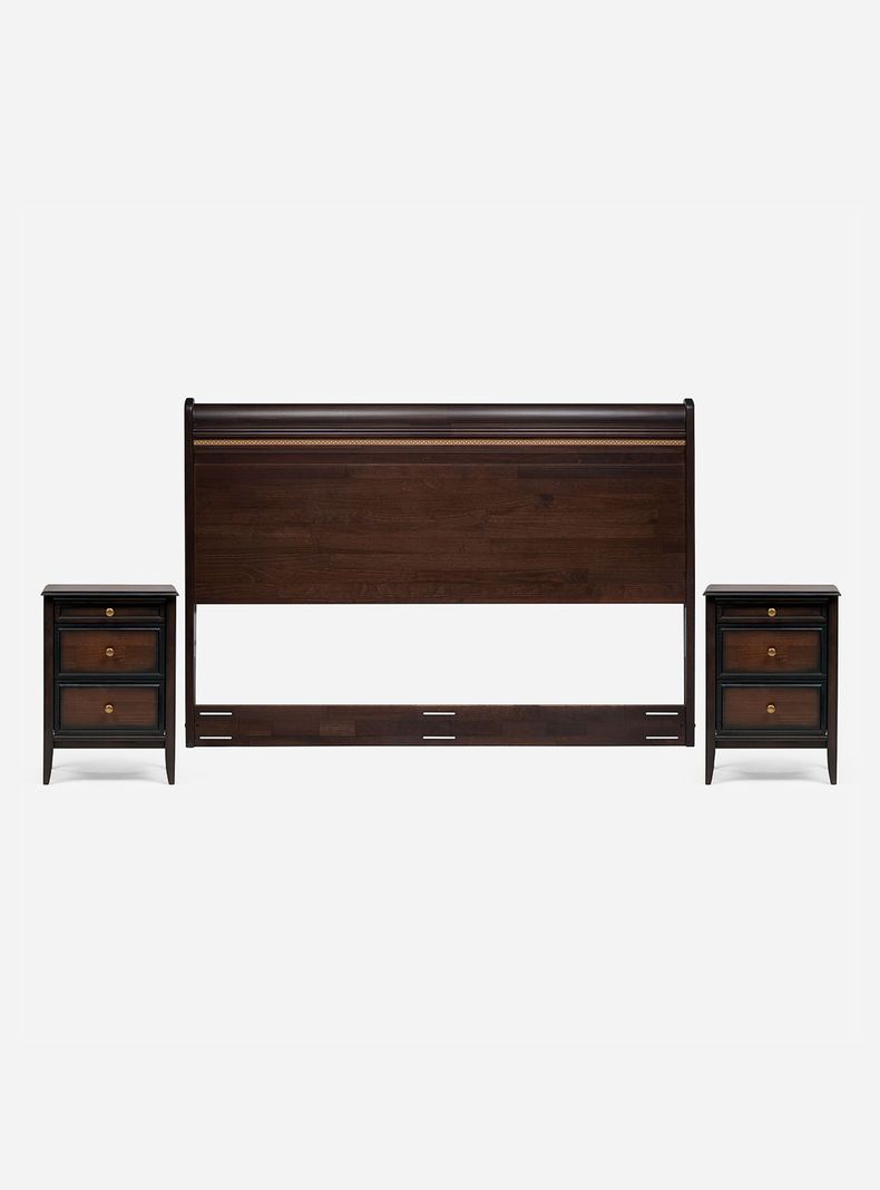 Set de Muebles Respaldo + Veladores Opera II King